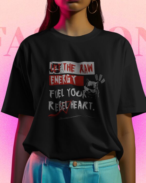 Raw Energy Rebel Tee – Fuel Your Bold Spirit